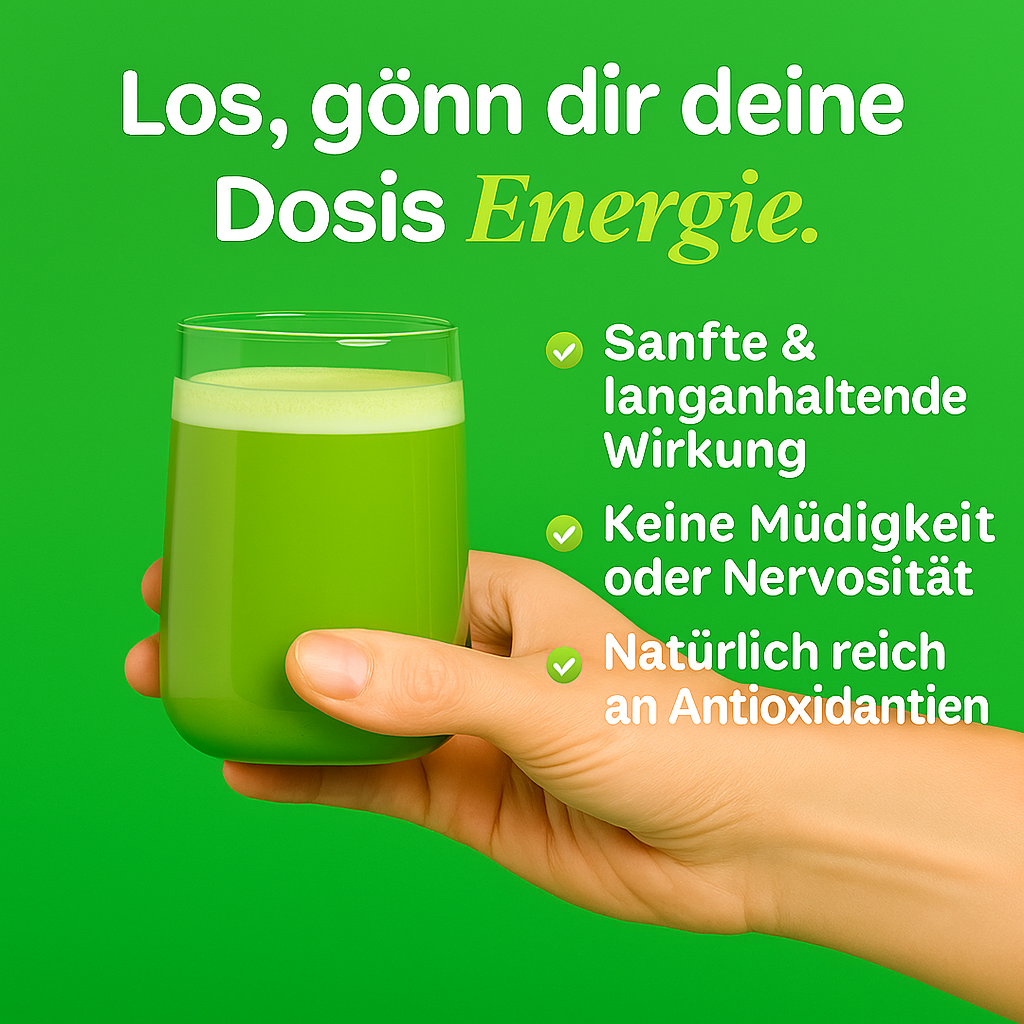 Matcha Premium GrünGold - Das Vitalitäts-Elixier
