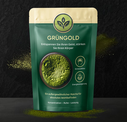 Matcha Premium GrünGold - Das Vitalitäts-Elixier